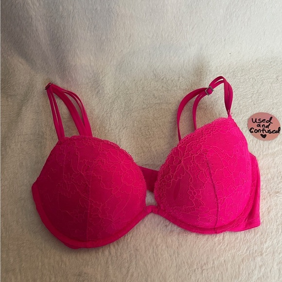 PINK Victoria's Secret Other - PINK Victoria's Secret Fuchsia Lace Bra